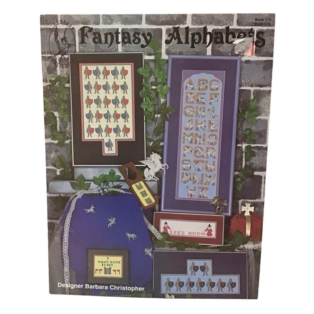 Fantasy Alphabets‎ Book 173 Cross Stitch Booklet